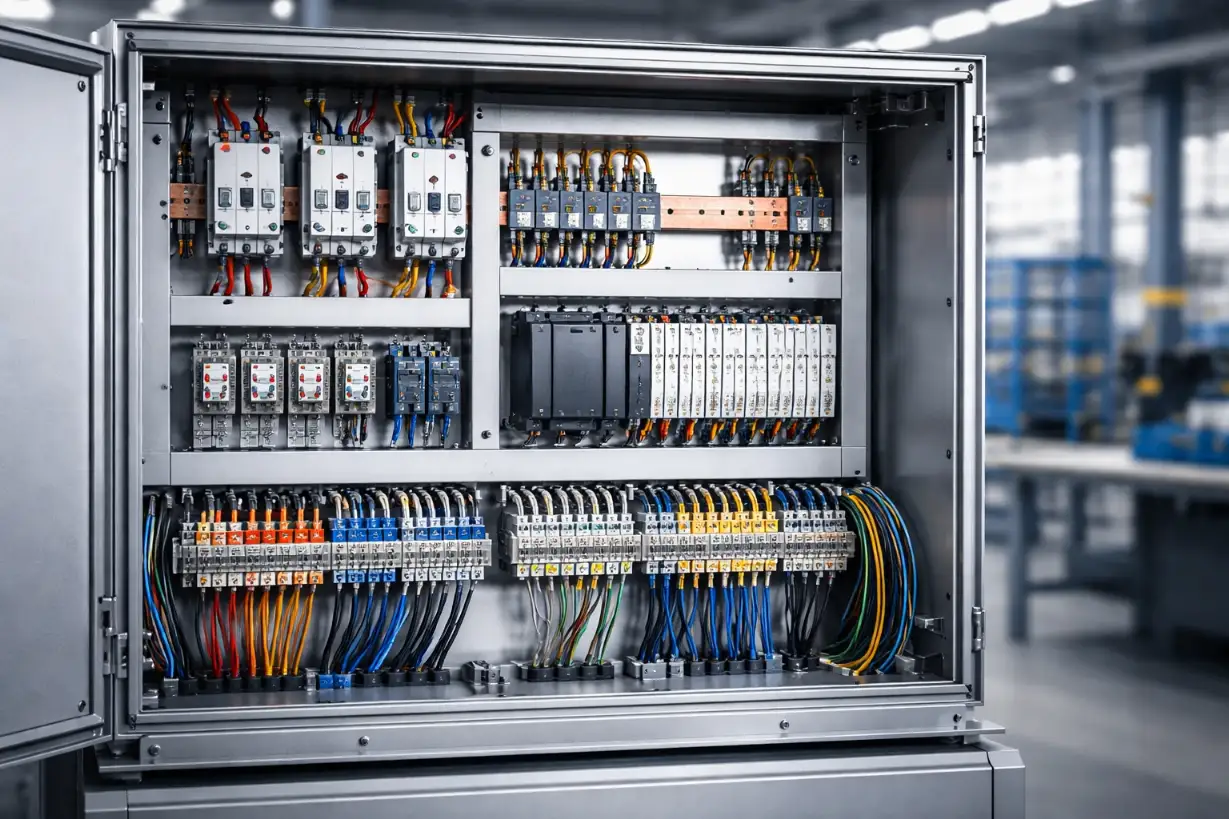 چک‌لیست کامل طراحی و ساخت تابلو برق صنعتی
