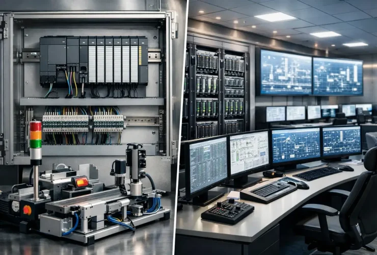 مقایسه PLC و DCS