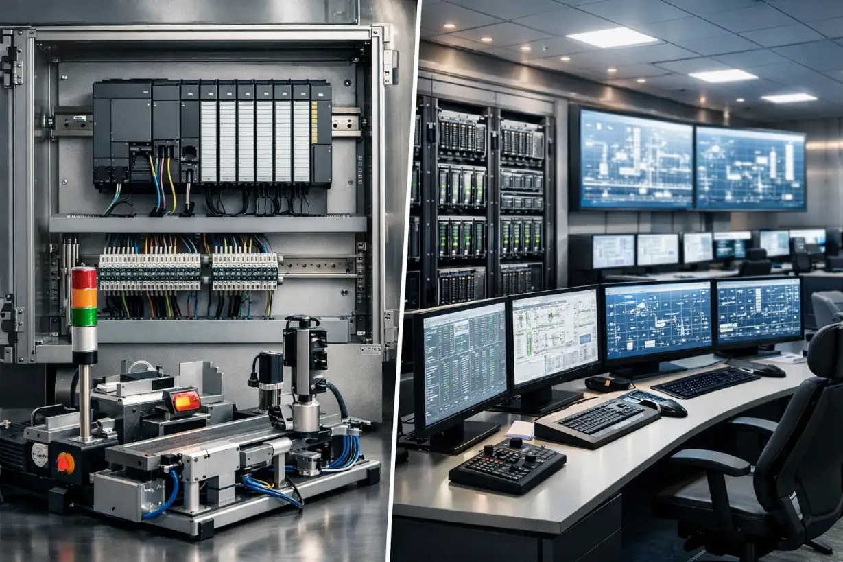 مقایسه PLC و DCS