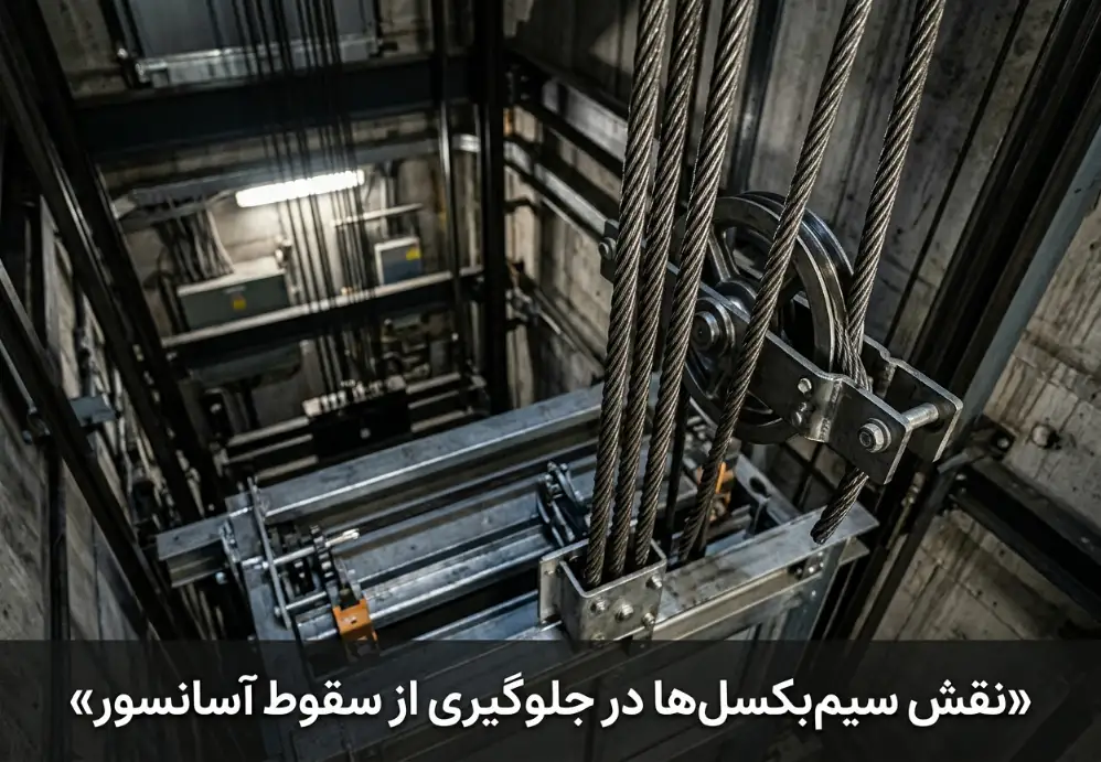 نقش سیم بکسل‌ها در جلوگیری از سقوط آسانسور