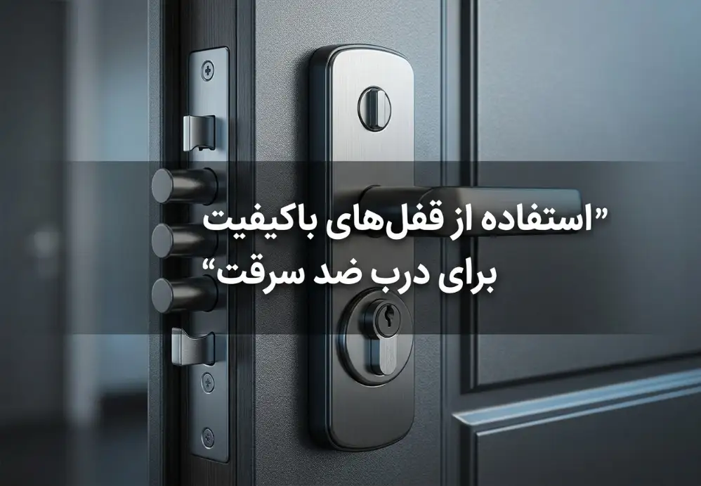 استفاده از قفل‌های باکیفیت