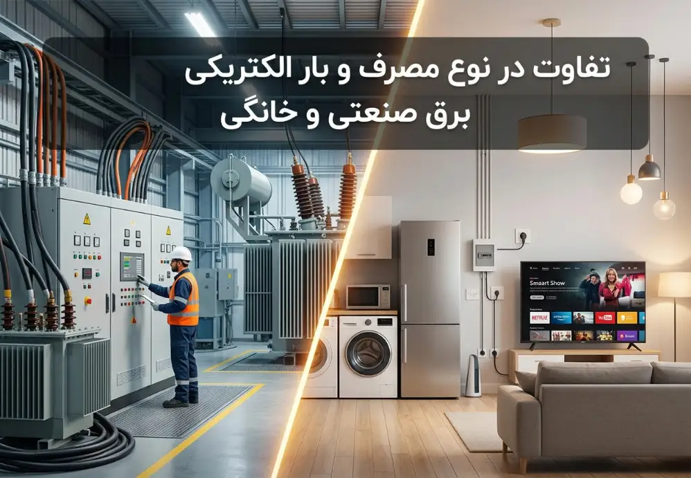 تفاوت برق صنعتی و برق خانگی در چیست