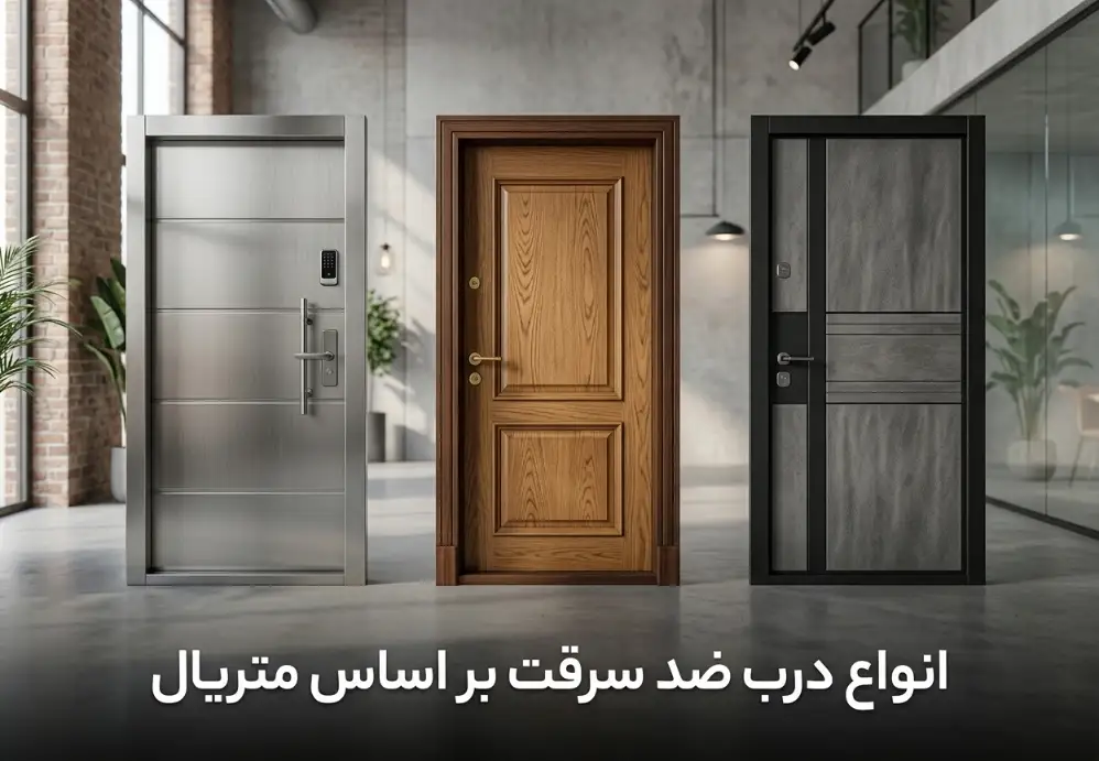 انواع درب ضد سرقت بر اساس متریال