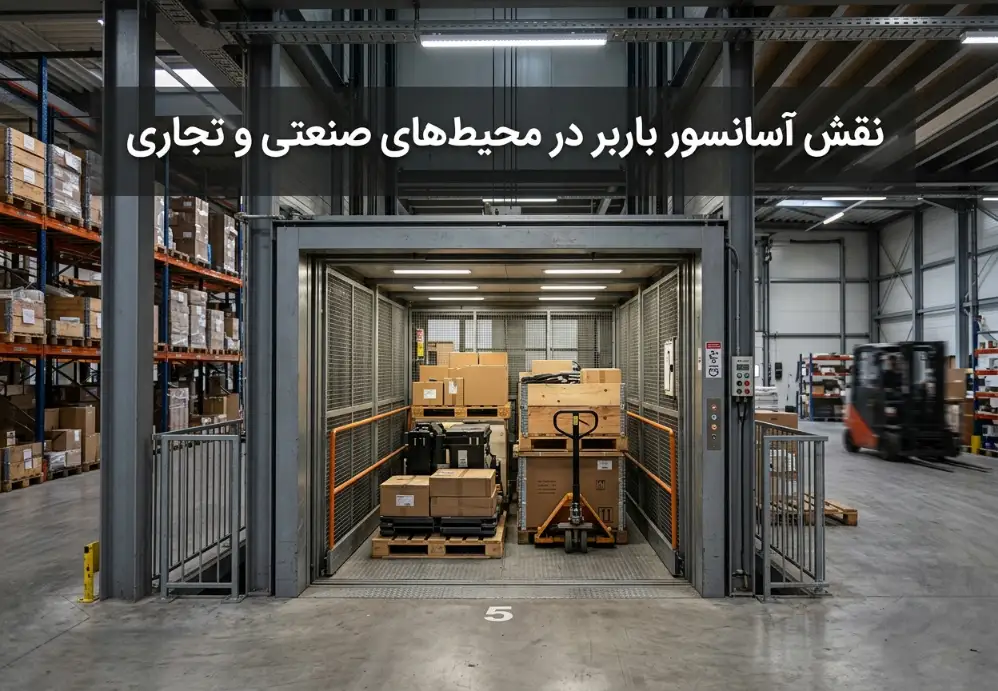 نقش آسانسور باربر در محیط‌های صنعتی و تجاری