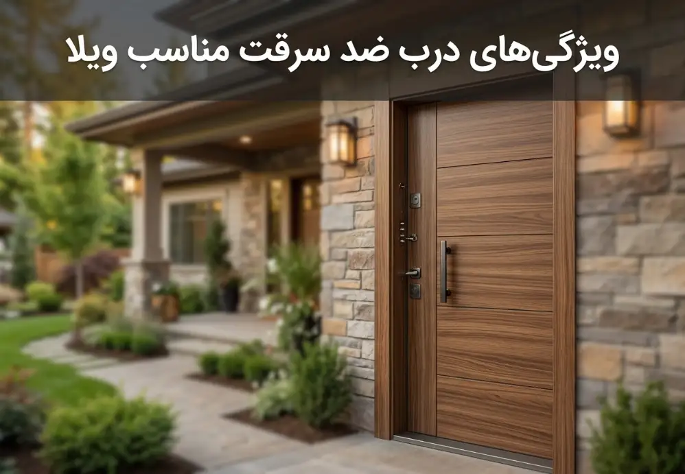 ویژگی‌های درب ضد سرقت مناسب ویلا