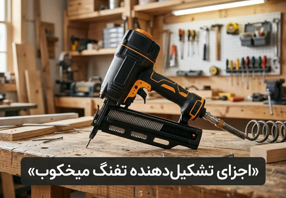 اجزای تشکیل‌دهنده تفنگ میخکوب