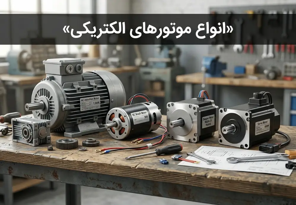 انواع موتورهای الکتریکی
