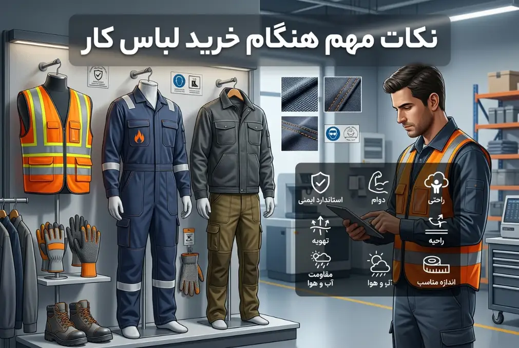 نکات مهم هنگام خرید لباس کار